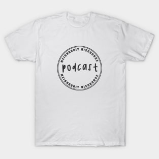 Circular ND Podcast Logo - Black T-Shirt